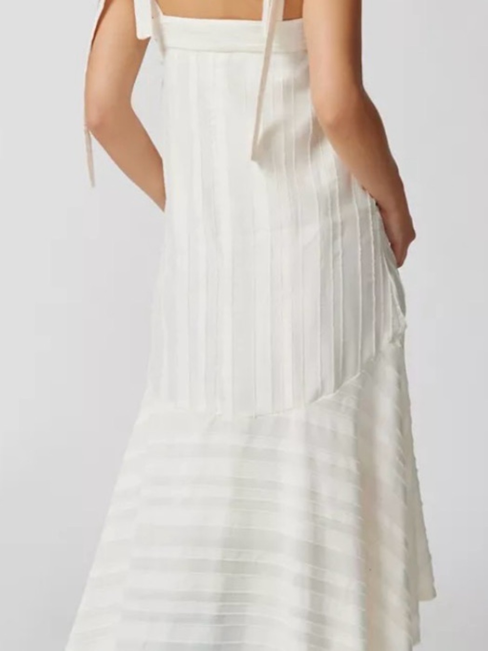 En Saison - Laurent Midi Dress - Cream Textured Strap Midi Dress - Picture 5 of 8